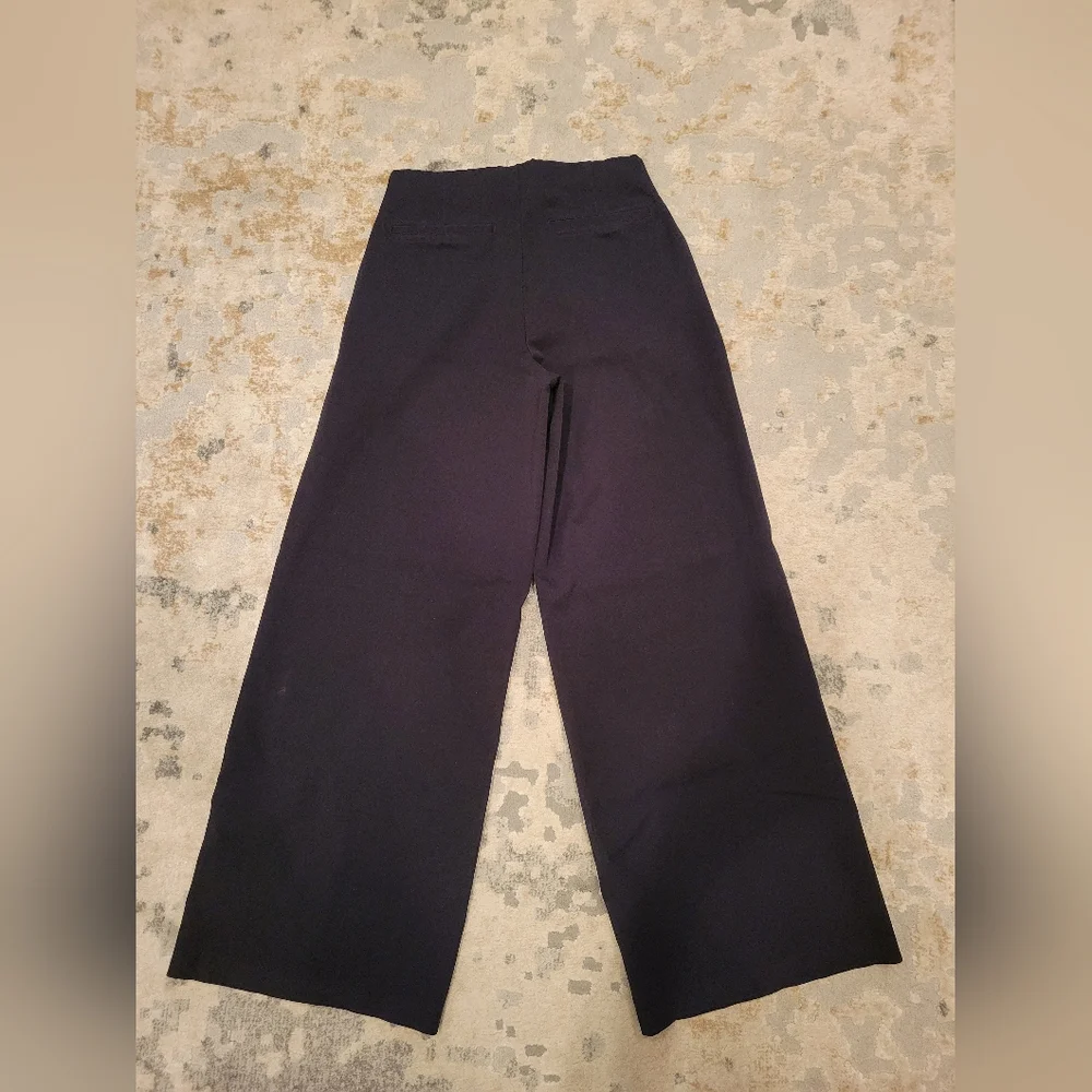 Worn Once!!! Womens Black High Rise Flare Dress pants- size small - Picture 3 of 4